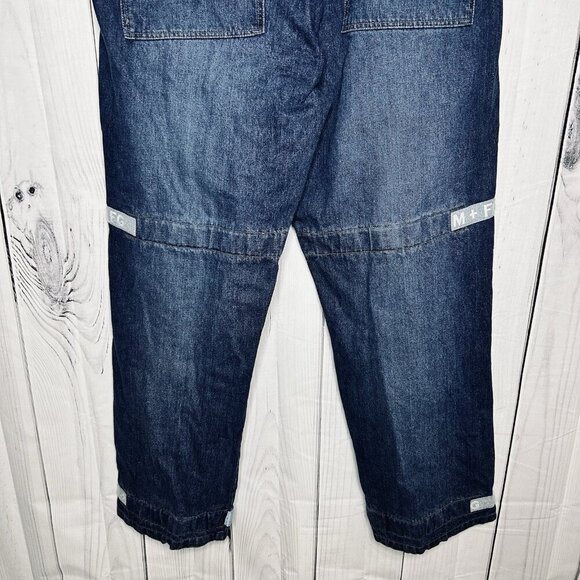 Vtg Marithe Francois Girbaud Denim Jeans Sz 42x35 Y2K Baggy Blue Shuttle Tape - Picture 14 of 16